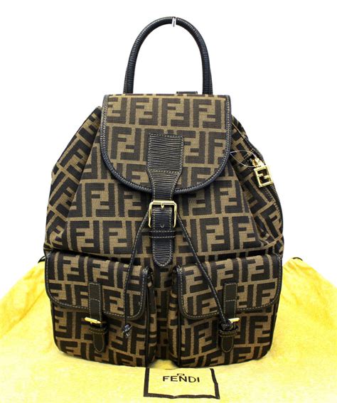 fendi zucca monogram backpack|fendi zucca bags.